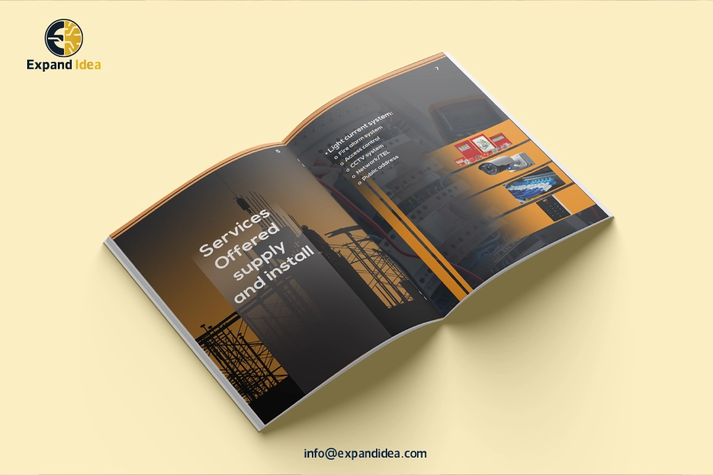 تصميم بروفايل شركة